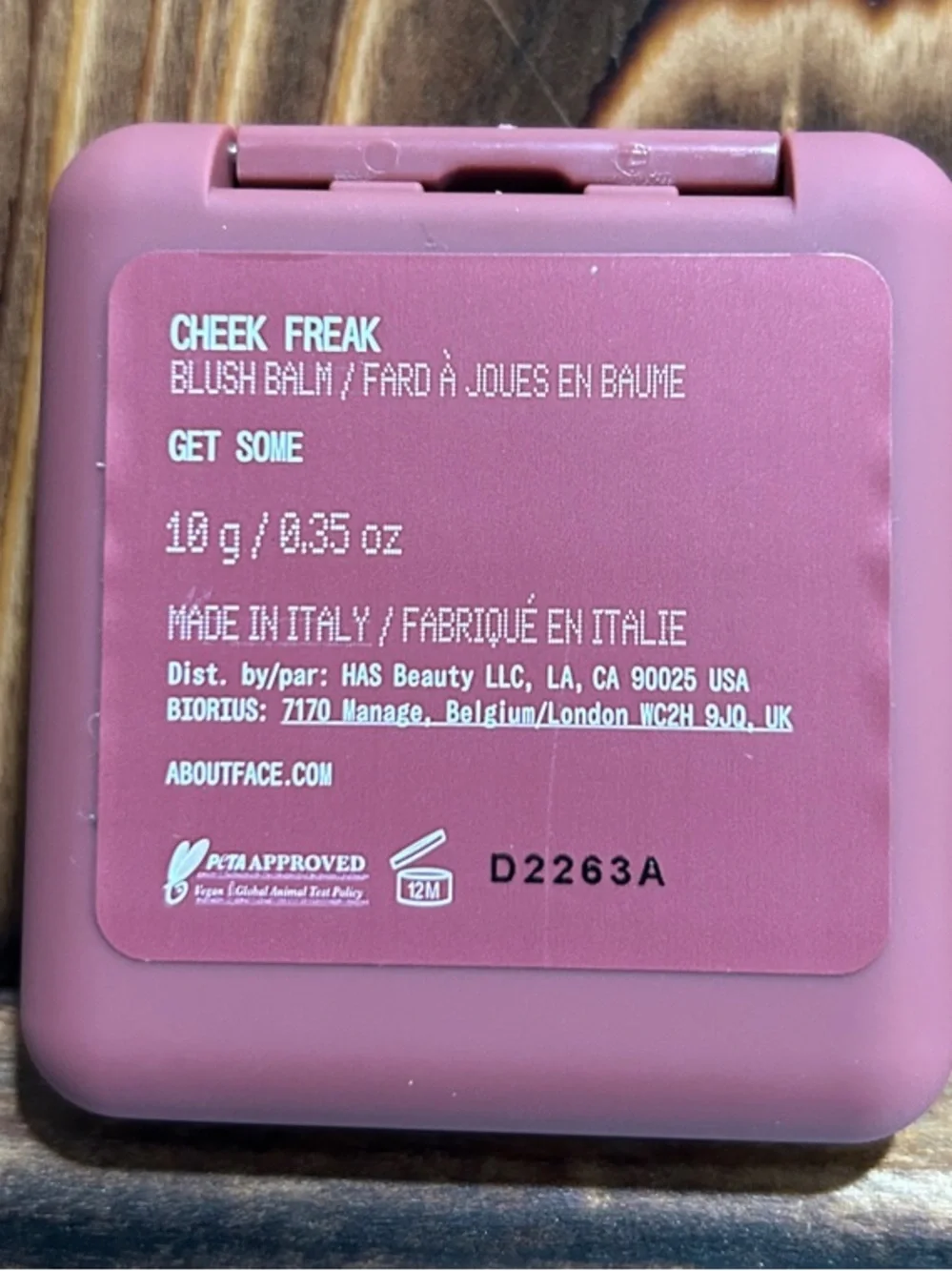 Outface Cheek Freak Cream Blush — Dusty Rose Pink